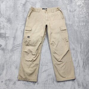 LAPG Pants Mens 36x30 Beige Urban Recon Cargo Duck Canvas Workwear Tactical